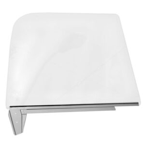 DOOR WINDOW GLASS W/LOWER FRAME RH