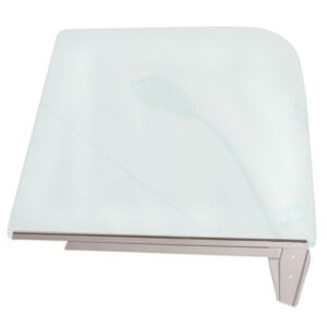 DOOR WINDOW GLASS LH W/LOWER FRAME