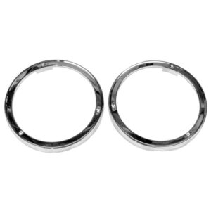 HEADLAMP BEZEL CHROME PAIR 63