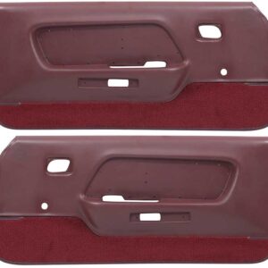 69 mustang MACH 1 deluxe door panels DARK RED / MAROON