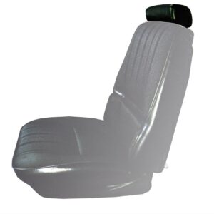 69 - 72 chevelle headrest covers BLACK (pair)