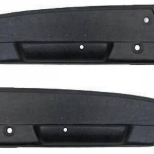 67 mustang deluxe door panels BLACK