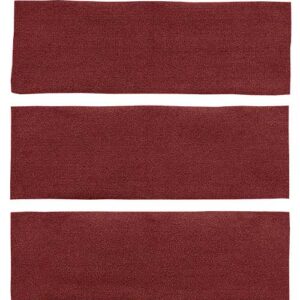 69 - 70 mustang Fastback 3 piece fold down carpet Maroon