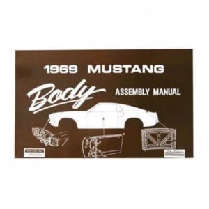 1969 Ford Mustang Technical Specification Book - Body