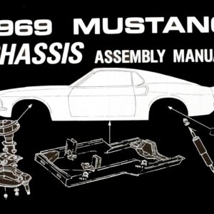 1969 Ford Mustang Technical Specification Book - Chassis