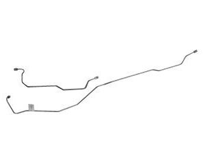 Rear End Housing Brake Lines (8 cyl, 8'') - Stainless
