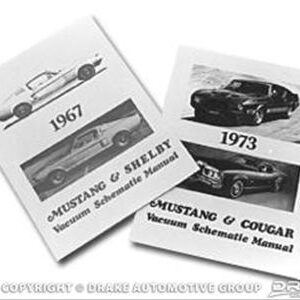 1968 Ford Mustang Technical Specification Book - Vacuum system