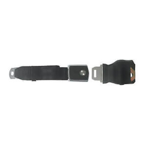 68-70 Ford Mustang Seat Belt - 2 point belt - Black - Rectractable - Concours correct