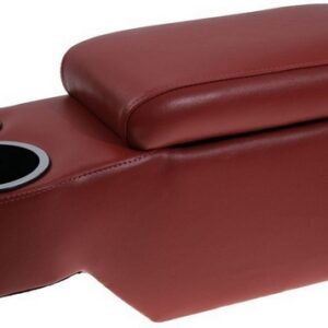 64-67 Ford Mustang Center Console - Scott Drake - Short length - Saddle Console - Dark Red