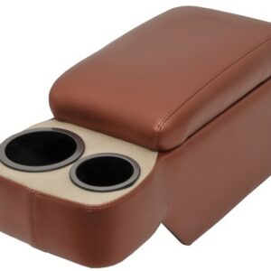 64-67 Ford Mustang Center Console - Scott Drake - Short length - Saddle Console - Parchment