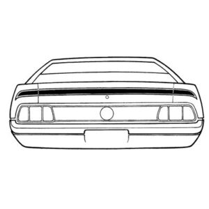 71-72 Mach 1 Trunk Stripe Kit
