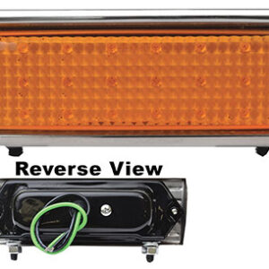 PARK LAMP LED 47-53 AMBER STAINLESS