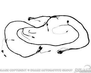 67 Mustang headlight wiring harness