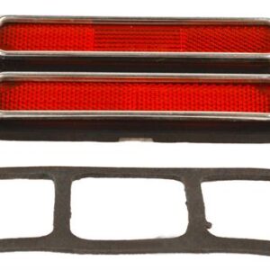 MARKER REAR W/CHROME 68-72 PU