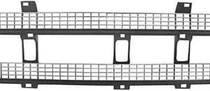 GRILLE INSERT 69-70 BLACK/SILVER