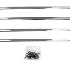 48 - 50 Ford Pick up hood side trim 4Pcs STAINLESS