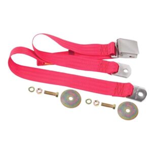 SEAT BELT DARK RED 74