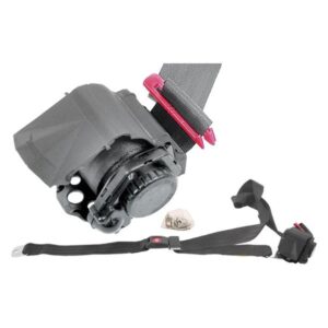 SEAT BELT RETRACTABLE 3 POINT BLACK