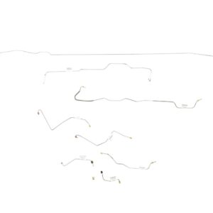 67 Ford Mustang Brake Hydraulic Line - Front Kit - Power Drum Brakes