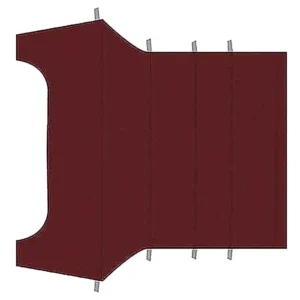 69 - 70 mustang Fastback headliner moonskin Dark red